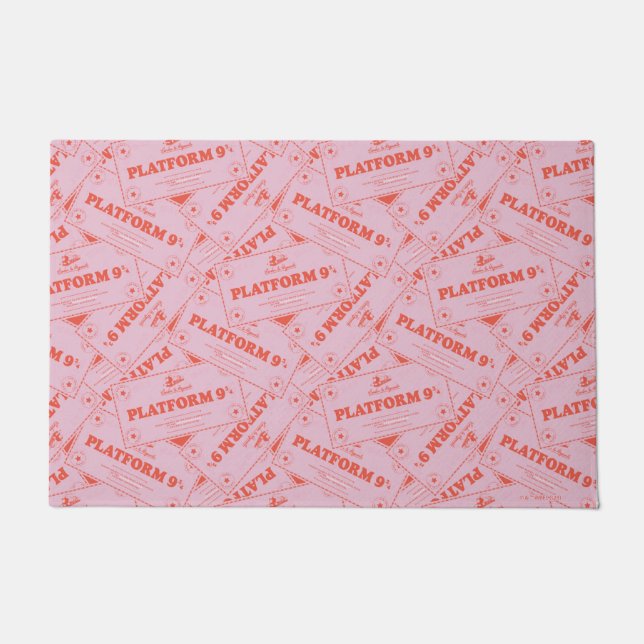 HARRY POTTER™ | Platforn 9 3/4 Train Tickets Doormat (Front)