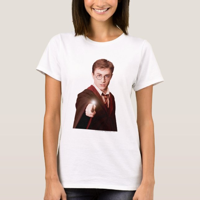 Harry Potter Points Wand T-Shirt (Front)