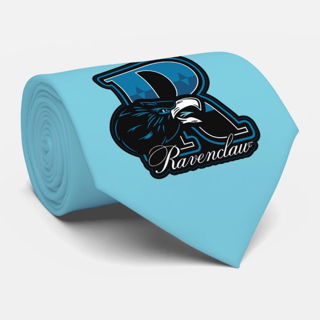 HARRY POTTER™ | RAVENCLAW™ Athletic Badge Tie (Rolled)