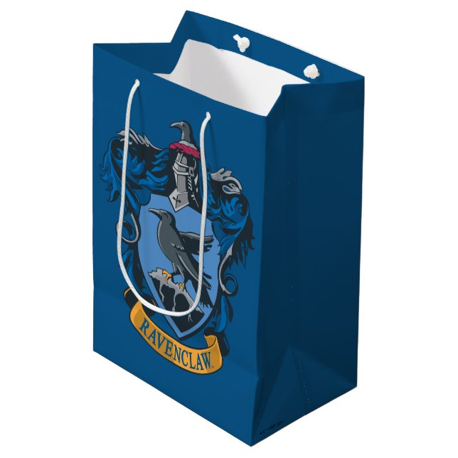 Harry Potter | Ravenclaw Coat of Arms Medium Gift Bag (Front Angled)