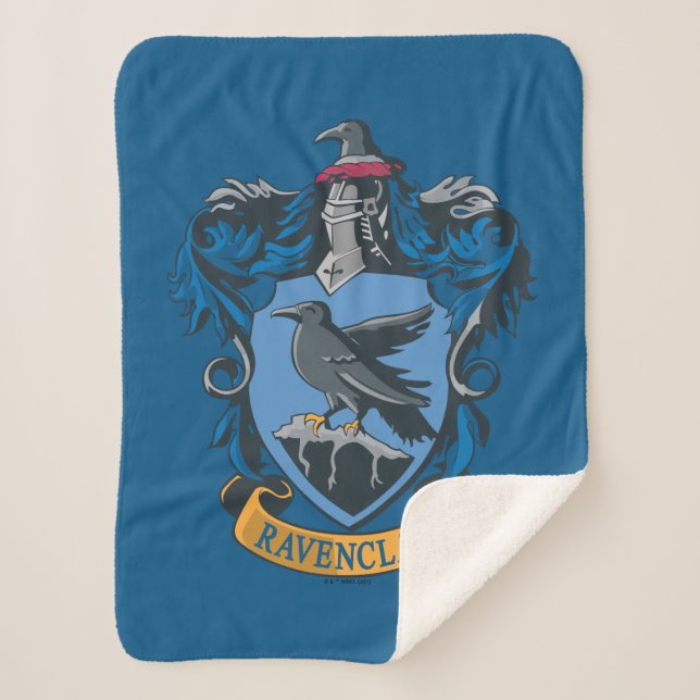 Harry Potter | Ravenclaw Coat of Arms Sherpa Blanket (Front)
