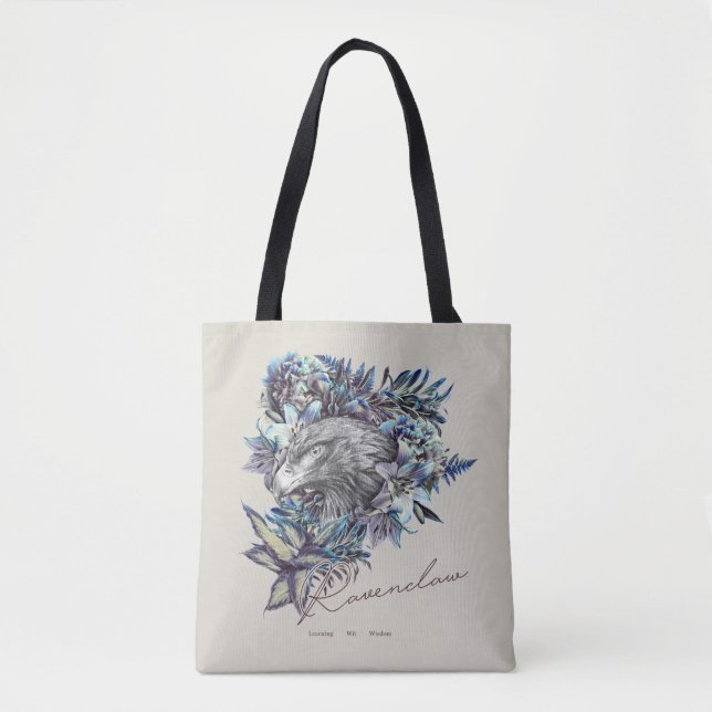 HARRY POTTER™ RAVENCLAW™ Floral Graphic Tote Bag (Front)