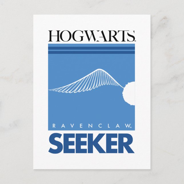 Harry Potter | RAVENCLAW™ House Quidditch Seeker Postcard (Front)