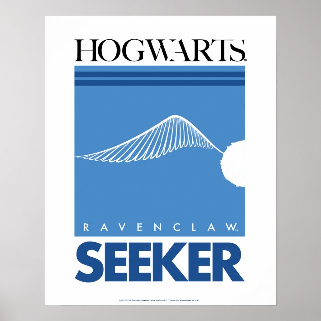 Harry Potter | RAVENCLAW™ House Quidditch Seeker Poster (Front)