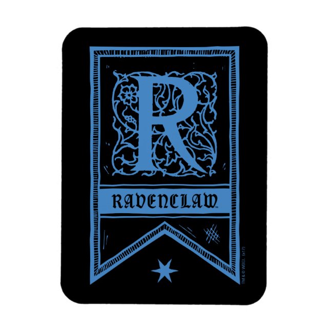 Harry Potter | Ravenclaw Monogram Banner Magnet (Vertical)
