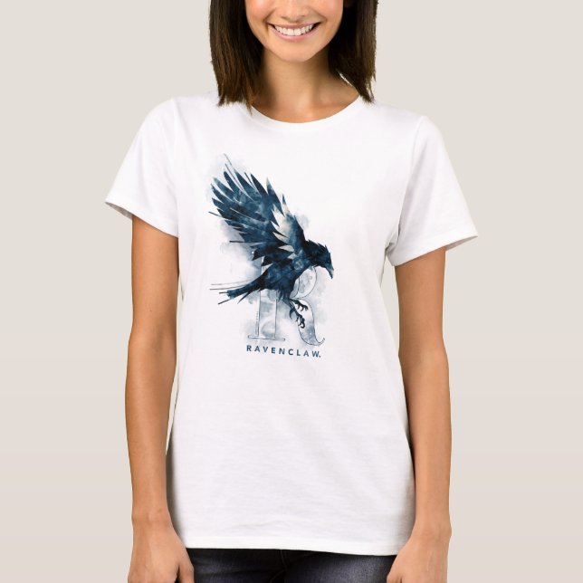 Harry Potter | RAVENCLAW™ Raven Watercolor T-Shirt (Front)