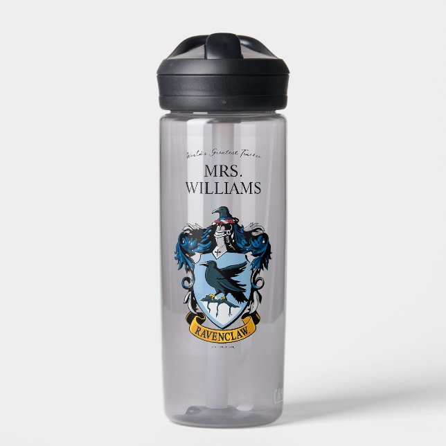 Harry Potter | Ravenclaw Teacher Personalised Water Bottle (Front)