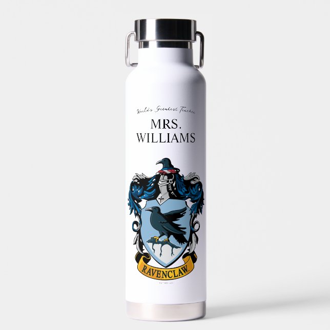 Harry Potter | Ravenclaw Teacher Personalised Water Bottle (Front)