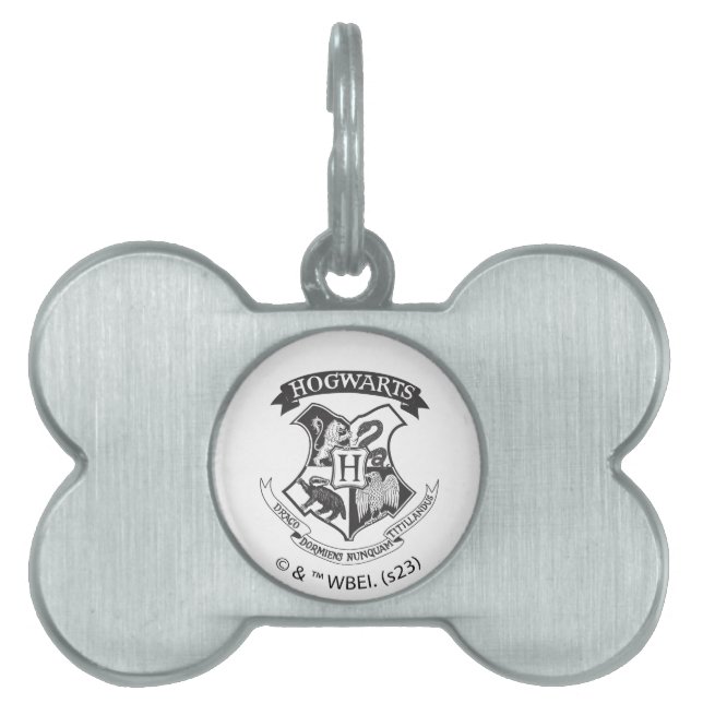 Harry Potter | Retro Hogwarts Crest Pet ID Tag (Front)