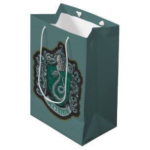 Harry Potter Retro Mighty Slytherin Crest Medium Gift Bag