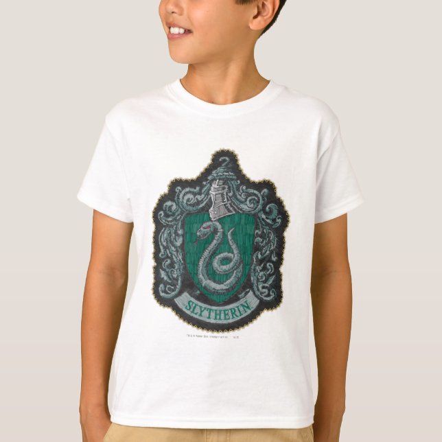 Harry Potter | Retro Mighty Slytherin Crest T-Shirt (Front)
