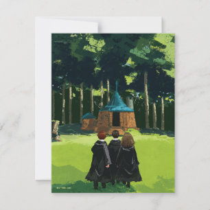 HARRY POTTER™, Ron, & Hermione at Hagrid's Hut Card