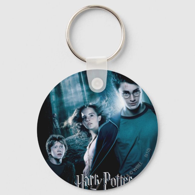 Harry Potter Ron Hermione In Forest Key Ring (Front)