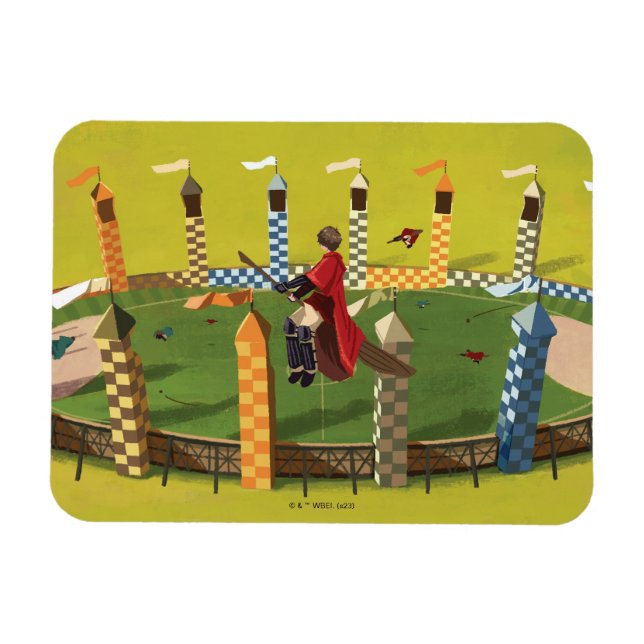 HARRY POTTER™ Seeking the Golden Snitch Magnet (Horizontal)