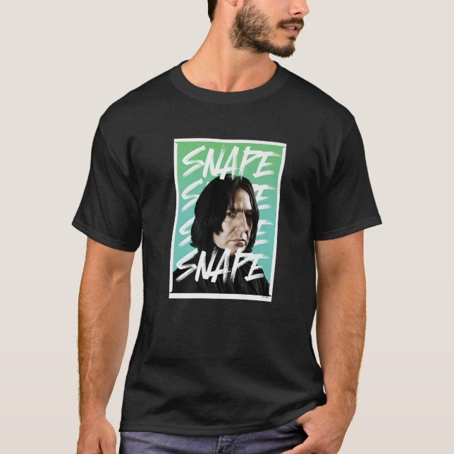 Harry Potter Severus Snape Stack Frame Big Chest P T-Shirt (Front)