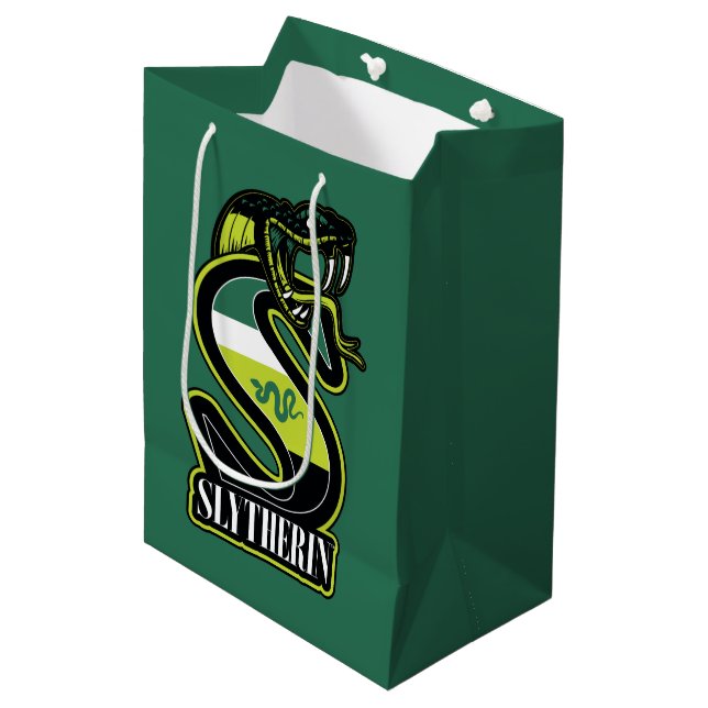 HARRY POTTER™ | SLYTHERIN™ Athletic Badge Medium Gift Bag (Front Angled)