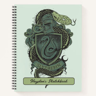 Harry Potter Slytherin Crest Drawing Notebook