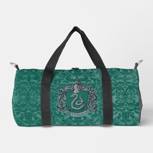 Harry Potter | Slytherin Crest Green Duffle Bag (Front)