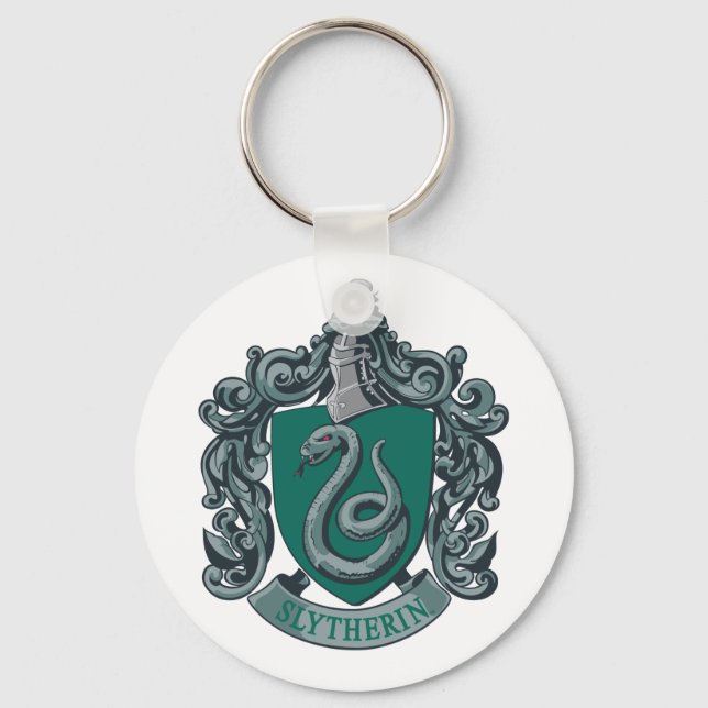 Harry Potter | Slytherin Crest Green Key Ring (Front)