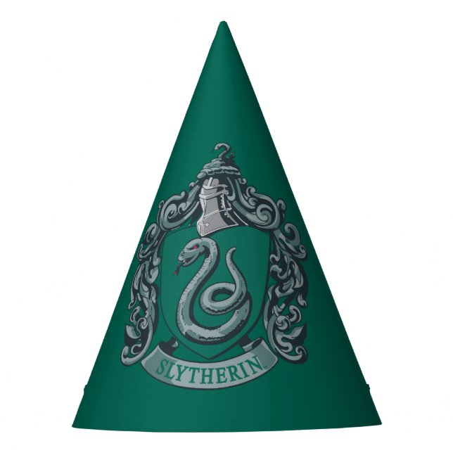 Harry Potter | Slytherin Crest Green Party Hat (Front)