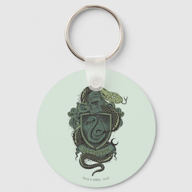 Harry Potter  | Slytherin Crest Key Ring (Front)