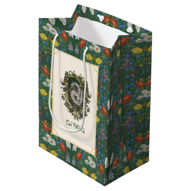 HARRY POTTER™ | SLYTHERIN™ Crest Medium Gift Bag (Front Angled)