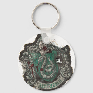 Harry Potter   Slytherin Crest - Vintage Key Ring
