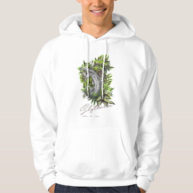 HARRY POTTER™ SLYTHERIN™  Floral Graphic Hoodie (Front)