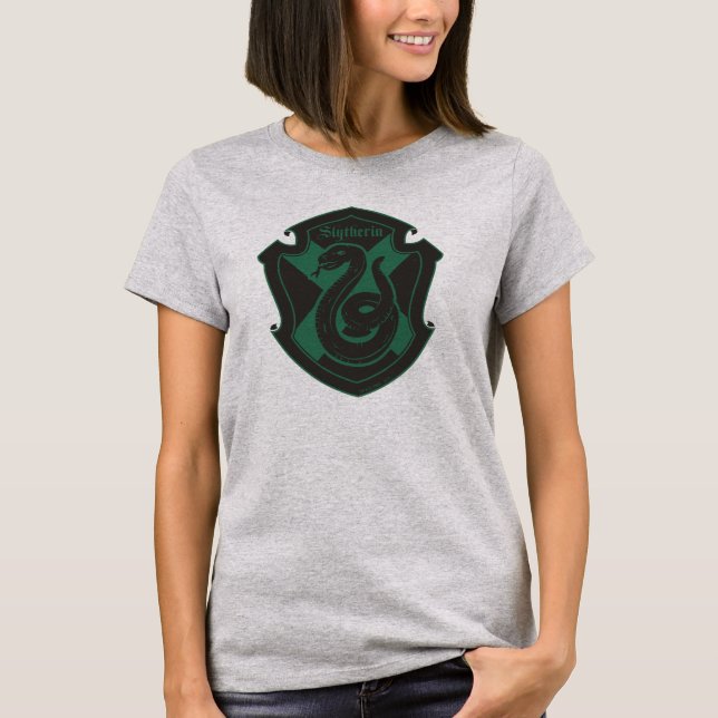 Harry Potter | Slytherin House Pride Crest T-Shirt (Front)