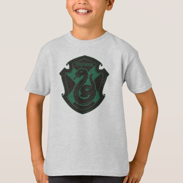 Harry Potter | Slytherin House Pride Crest T-Shirt (Front)