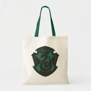Harry Potter   Slytherin House Pride Crest Tote Bag