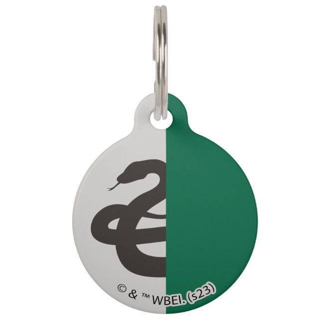 Harry Potter | Slytherin House Pride Graphic Pet Tag (Front)