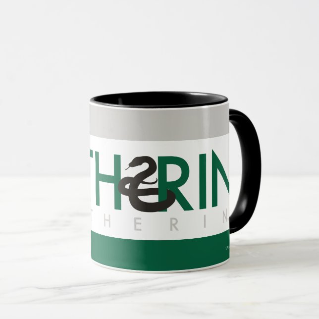 Harry Potter | Slytherin House Pride Logo Mug (Front Right)