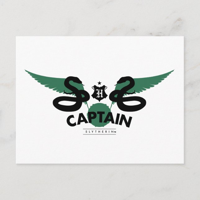 Harry Potter | SLYTHERIN™ House Quidditch Captain Postcard (Front)