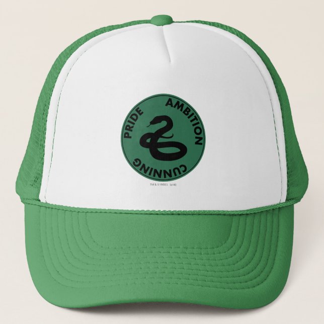 Harry Potter | SLYTHERIN™ House Traits Graphic Trucker Hat (Front)