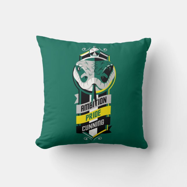 Harry Potter | SLYTHERIN™ House Traits Sigil Cushion (Front)