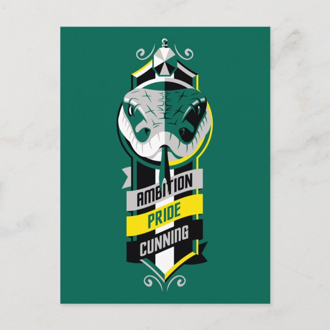 Harry Potter | SLYTHERIN™ House Traits Sigil Postcard (Front)