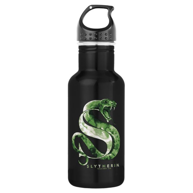 Harry Potter | SLYTHERIN™ Snake Watercolor 532 Ml Water Bottle (Front)