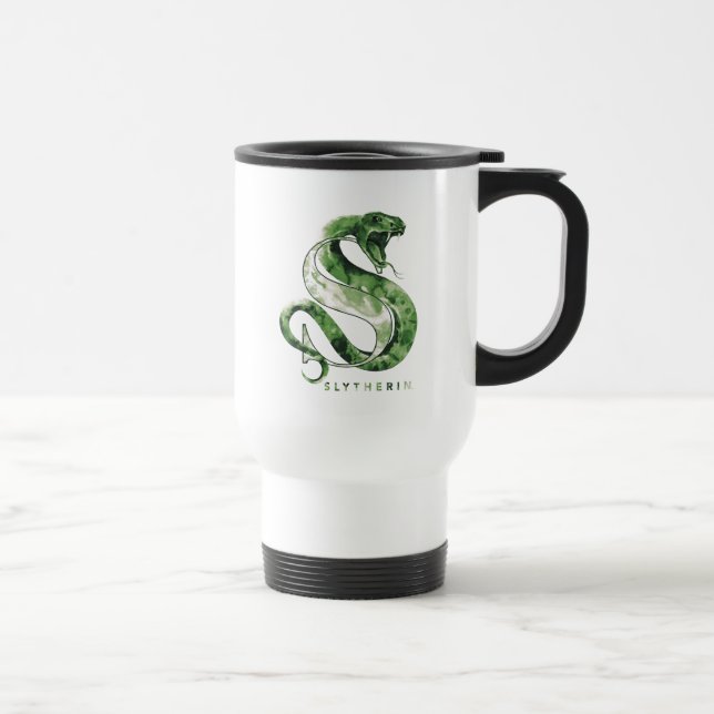 Harry Potter | SLYTHERIN™ Snake Watercolor Travel Mug (Right)
