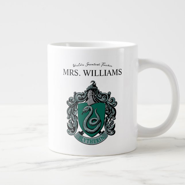 Harry Potter | Slytherin Teacher Personalised Large Coffee Mug (Right)