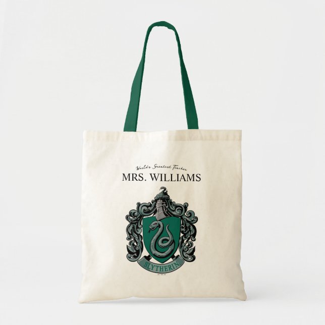 Harry Potter | Slytherin Teacher Personalised Tote Bag (Front)