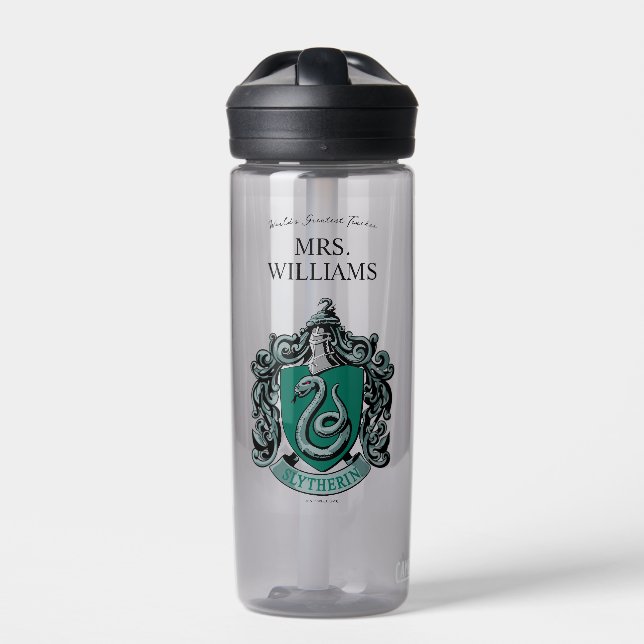 Harry Potter | Slytherin Teacher Personalised Water Bottle (Front)