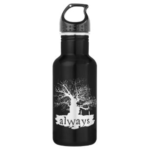Harry Potter Spell Always Quote Silhouette 532 Ml Water Bottle