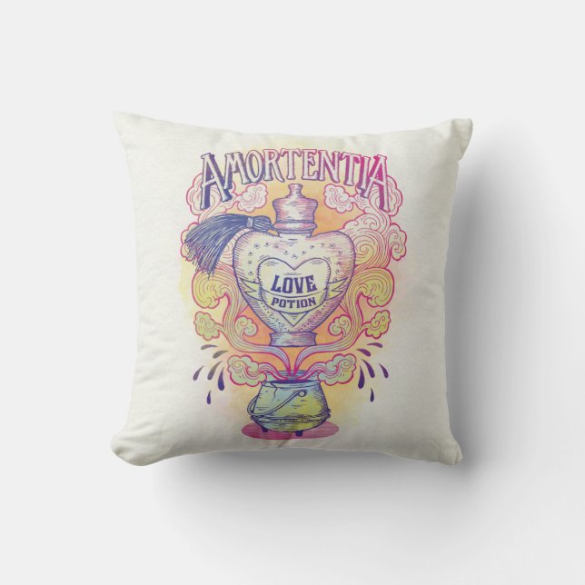 Harry Potter Spell | Amortentia Love Potion Bottle Cushion (Front)