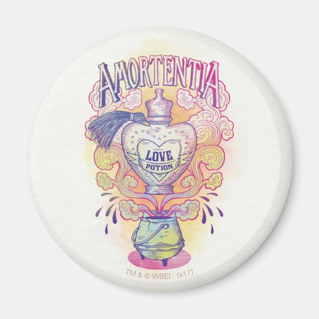 Harry Potter Spell | Amortentia Love Potion Bottle Magnet (Front)
