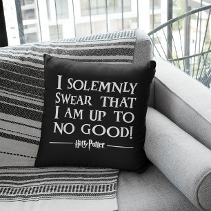 Harry Potter Spell   I Solemnly Swear Cushion