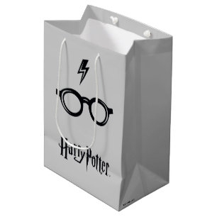 Harry Potter Spell Lightning Scar and Glasses Medium Gift Bag
