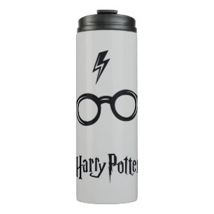 Harry Potter Spell   Lightning Scar and Glasses Thermal Tumbler