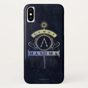Harry Potter Spell   Lumos Maxima Graphic iPhone X Case