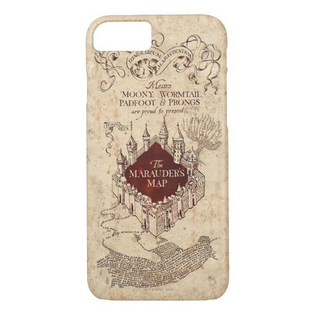 Harry Potter Spell | Marauder's Map Case-Mate iPhone Case (Back)